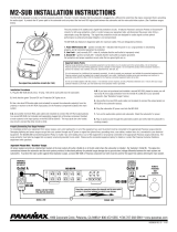 Panamax M2SUB User manual