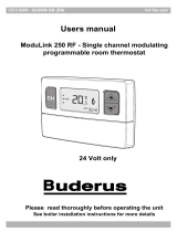 Buderus ModuLink 250 RF User manual