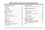 Pontiac 2005 Owner's manual