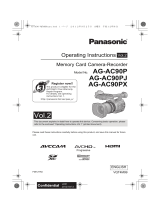 Panasonic AG-AC90PJ User manual
