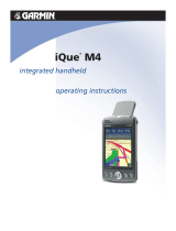 Garmin iQue M4 User manual