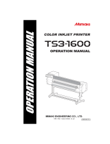MIMAKI TS3-1600 Operating instructions