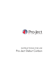 Pro-Ject Audio Systems Debut Carbon (AC) Owner's manual