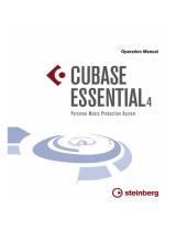 Steinberg Cubase Essential 4.0 User manual