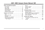 GMC CANYON Owner's manual