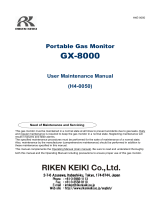 RKI Instruments GX-8000 User manual