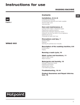 Hotpoint WMAO 863G UK User guide