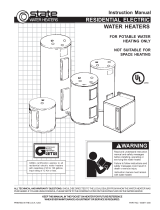 State Water Heaters 184671-000 User manual