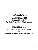 MacDon D50 & D60 Unloading & Assembly Instruction