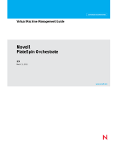 Novell PlateSpin Orchestrate 2.5 User guide