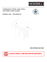 Nex 720-0140 Owner's manual