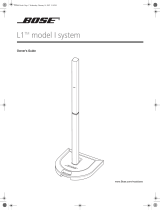 Bose Professional L1® Model 1 User guide