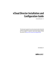 VMware vCloudvCloud Director 1.5