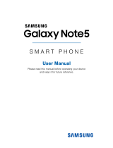 Samsung Galaxy Note 5 T-Mobile User manual