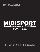 M-Audio MIDISPORT 4x4 Anniversary Edition Quick start guide