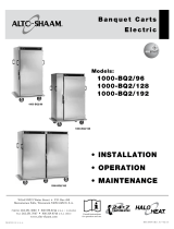 Alto-Shaam 1000-BQ2/192 Installation Operation & Maintenance
