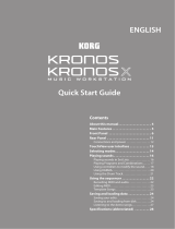 Korg Kronos X Quick start guide