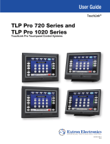 Extron TLP Pro 1020T User manual