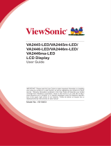 ViewSonic VA2445-LED Owner's manual