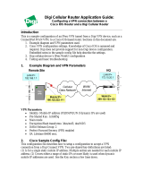 Digi ConnectPort X4H ZB - Cellular User guide