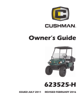 Cushman Hauler 1200X Electric User manual