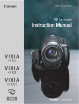Canon HF R20 User manual