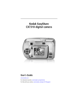 Kodak CX7310 - Easyshare Digital Camera User manual
