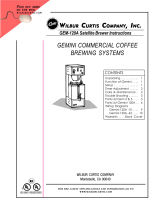 Wilbur Curtis Company GEM-120A User manual