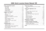 Buick Lucerne 2008 Owner's manual