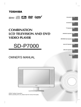 Toshiba SD-P7000 User guide