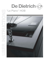 De Dietrich "Le Piano" Operating instructions