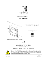 Century CW2500-I WOOD INSERT Owner's manual