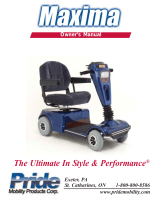 Pride Mobility Maxima SC-440HD User manual