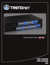 Trendnet TEG-160WS Quick Installation Guide