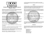 Electro-Harmonix Q-Tron Plus Owner's manual