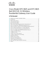 Cisco DPC3825 User manual