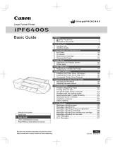 Canon imagePROGRAF iPF6400S Owner's manual