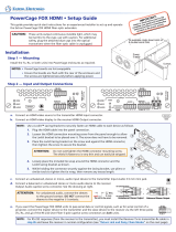 Extron electronics PowerCage FOX Rx HDMI User manual