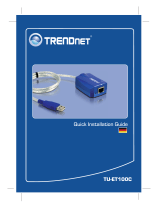 Trendnet TU-ET100C Quick Installation Guide