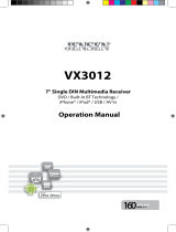 Jensen VX3012 User manual