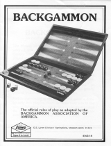 Hasbro Backgammon User manual