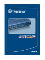 Trendnet TK-407K Quick Installation Guide