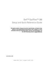 Dell OptiPlex 360 Quick start guide
