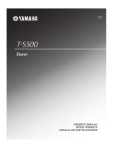 Yamaha T-S500 Owner's manual
