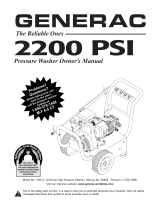 Generac Portable Products 2200 PSI Owner's manual