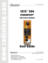 Radial Engineering EXTC 500 Owner's manual