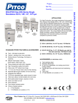 Pitco Frialator SG14 Datasheet