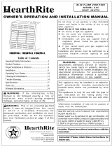 Empire HearthRite Blue Flame Heater (HB06, 10) Natural Owner's manual
