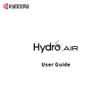 KYOCERA HYDRO User guide