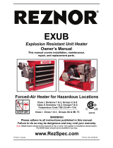 Reznor EXUB Installation guide